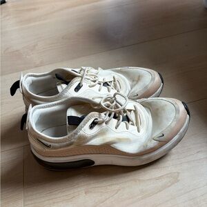 Cream and Black Sneakers